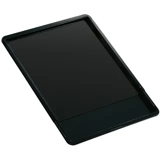 Zenker Backblech , Schwarz , Metall , rechteckig , 33x1.5x37-52 cm , antihaftbeschichtet, größenverstellbar , Backen & Backzubehör, Backformen, Backbleche
