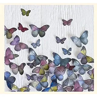 Howard Shooter 'Schmetterling Random' montiert Drucken,40 x 40 cm