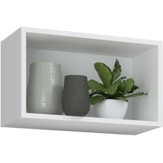 VCM Wandregal »Holz Wandregal Hängeregal Wandboard Regal Arila S«, weiß