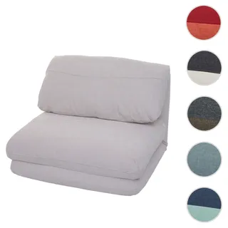 Schlafsessel HWC-E68, Schlafsofa Funktionssessel Klappsessel Relaxsessel, Stoff/Textil ~ beige