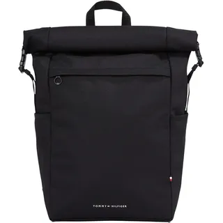 Tommy Hilfiger TH ELEMENT ROLLTOP Rucksack Herren, Schwarz (Black), OS