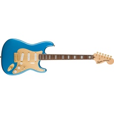 Bild von Fender Squier 40th Anniv. Stratocaster LRL - Gold Edition Lake Placid Blue