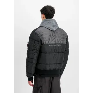 Alpha Industries MA-1 Logo schwarz L
