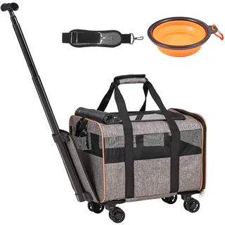 Vevor Hunderucksack Faltbar 0,30 x 0,30 m Grau