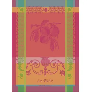 Garnier GARNIER-THIEBAUT Geschirrtuch LES PECHES ROSE 56 x 77 cm 100% Baumwolle