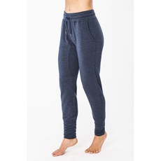 Bild Damen Essential Manchetbukser Damen Hose, Dunkelblau Meliert, XS EU