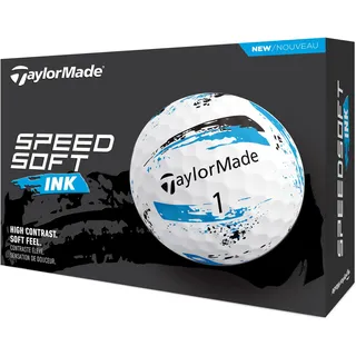 TaylorMade SpeedSoft Ink Golfbälle, blau