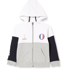 FIFA Jungen Official World Cup 2022 Side Panel Hoodie, Kids, France, Age 4-5 Kapuzenpullover, White, Small
