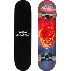 Bild von New Sports Skateboard Ghostrider, Länge 78,7 cm, ABEC 7