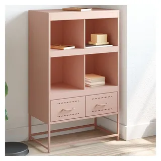 vidaXL Highboard Rosa 68x39x111,5 cm Stahl
