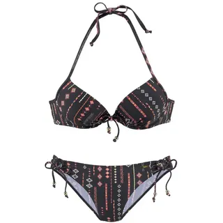 Buffalo Push-Up-Bikini Damen Schwarz 34 Cup B