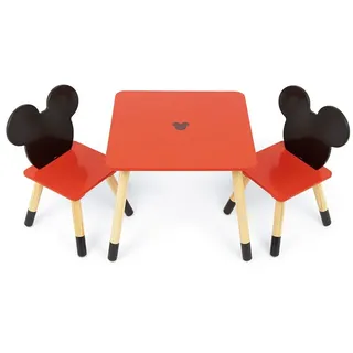 Mickey Mouse Set Kindersitzgruppe Tisch Mit Stühlen - Multicolor 4 - One Size