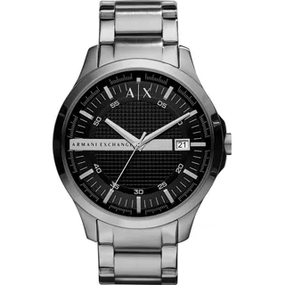 Armani Exchange AX2103 HAMPTON Uhr Herrenuhr Edelstahl Datum silber - Grau