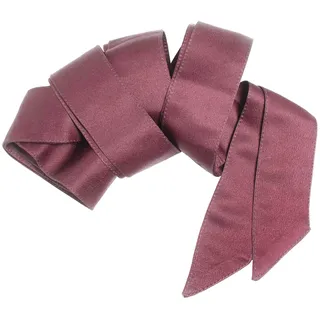 Maya Deluxe Damen Womens Sash Ladies Satin Waist Tie Ribbon Bow Accessory For Bridesmaids Bridal Wedding Prom Evening Occasion Belt, Desert Rose, S-M EU