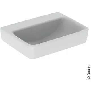 Geberit Renova Plan Handwaschbecken, 50x38 cm, ohne Hahnloch, ohne Überlauf, 501631, 501631001
