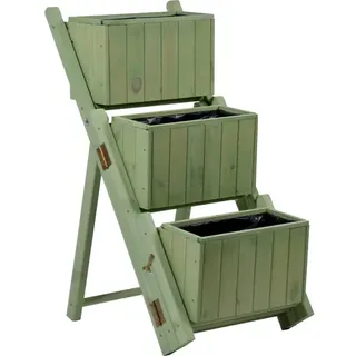 Dobar Pflanzentreppe 41 x 55 x 85 cm Grün