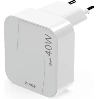 Hama Foldable 2x Qc Pd 40w Usb-c-ladegerät - White