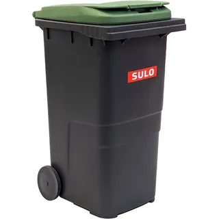 Mini-Mülltonne Nachbildung einer original SULO 240 Liter Tonne GRÜN Miniatur Behälter Aufbewahrung Tischmülleimer Stiftehalter Büro Sammlerstück - Grün