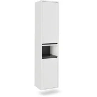 Vicco Viola Hochschrank 38 x 170 cm Weiß/Grau Holz
