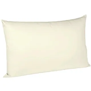 Fleuresse Polsterbezug , Beige , Textil , Uni , 40x80 cm , Textiles Vertrauen - Oeko-Tex® , atmungsaktiv, hautfreundlich, saugfähig , Heimtextilien, Bezüge, Polsterbezüge