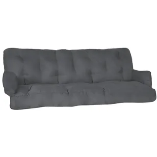 Beautissu Auflage 180 x 50 x 8 cm grau 1 St.