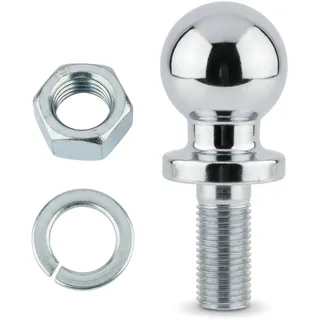 Anhängerkupplungskugel, 50 mm Anhängerkupplung, M25 Kugelkopf Anhängerkupplung mit Schraube, Anhänger Kugelgelenk Kugel, Anhängerkupplungskugel mit Schraube, für Anhänger bis 3.5T, Auto, Transporter