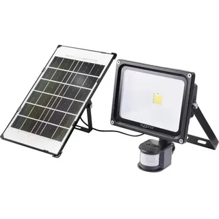 Sygonix SY-5461110 Solar-Spot mit Bewegungsmelder 30 W Leuchtfarben: Neutralweiß