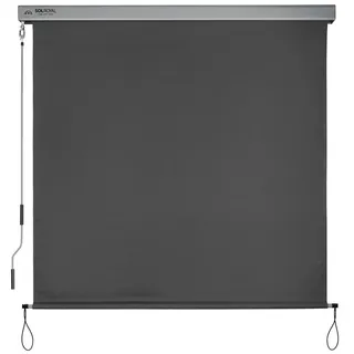 Sol Royal Balkonverkleidung 180 x 250 cm grau Aluminium