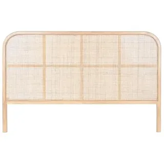 Bett-Kopfteil für 150-160-180 cm, aus Rattan, rechteckig, mit Beinen, 180 x 3,5 x 120 cm