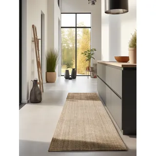 HANSE HOME Teppich »Jaipur«, rechteckig, 10 mm Höhe, Jute, Natur, Wohnzimmer, Esszimmer, Schlafzimmer, Flur, Läufer, Boho