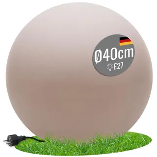 8 seasons DESIGN Kugelleuchte 40 cm Sand