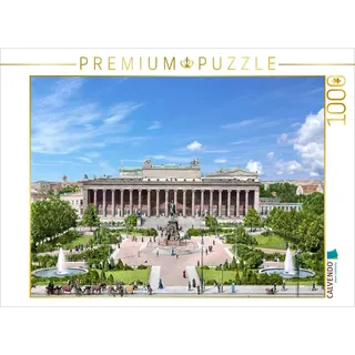 Calvendo Puzzle Berlin - Altes Museum und Lustgarten um 1900 1000 Teile Lege-Größe 64x48cm Foto-Puzzle für glückliche Stunden