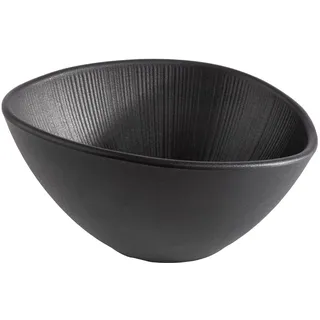 APS Melaminschale dreieckig Schwarz 0,5 l
