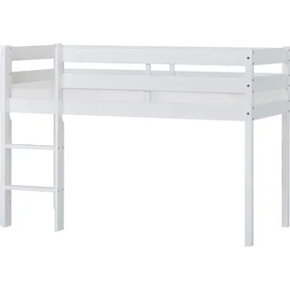 Hoppekids Hochbett ECO COMFORT 81 x 114 x 166 cm Kiefer massiv weiß