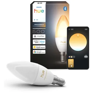 Philips LED-Lampe B39 500 lm 1 W Weiß