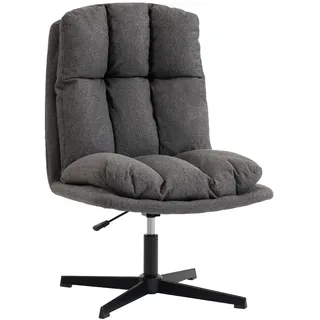 Homcom Massagesessel höhenverstellbar Polyester 63 x 102 x 75 cm Dunkelgrau