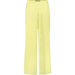 Marlene-Hose BETTY BARCLAY "Marlene-Hose mit elastischem Bund", Damen, Gr. 46, EURO, gelb, Obermaterial: 100% Polyester PES., Hosen Marlene-Hose