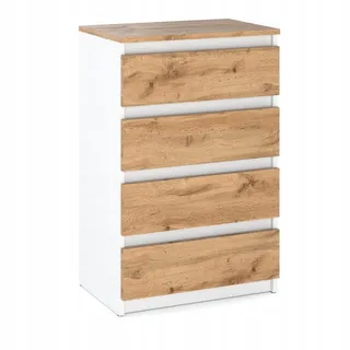 stiv möbel Stiv Meble Kommode Eiche Wotan, Weiß, Holz, 60x92.5x33.5 cm Wohnzimmer Kommoden | Sideboards, Kommoden