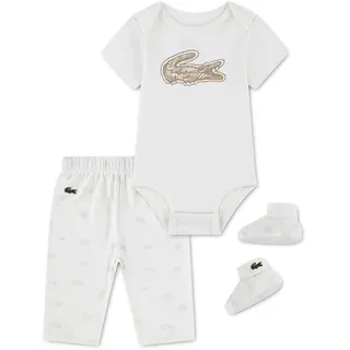Lacoste N46558 Set - Farine - 0-6 Monate