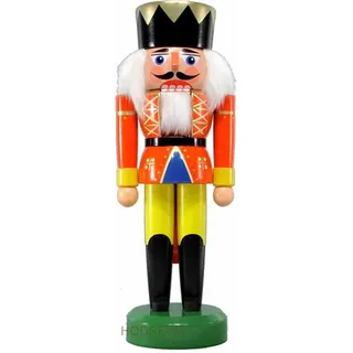 Nussknacker König 27cm NEU Nußknacker Holz Figur Erzgebirge Weihnachtsfigur