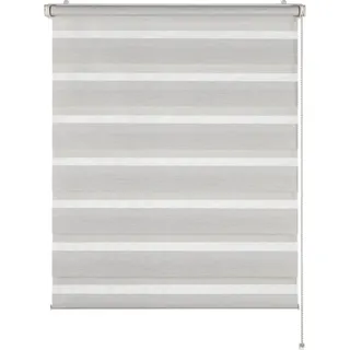 Schöner Wohnen Doppelrollo Tilda Struktur 120 cm x 150 cm Hellbeige