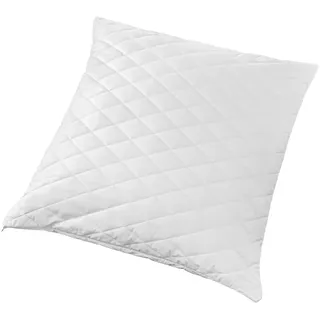 Microfaserkissen CENTA-STAR "Famous", weiß, B:80cm L:80cm, Bezug: 100% Baumwolle. Füllung: 100% Polyester, Kopfkissen, Microfaserkissen