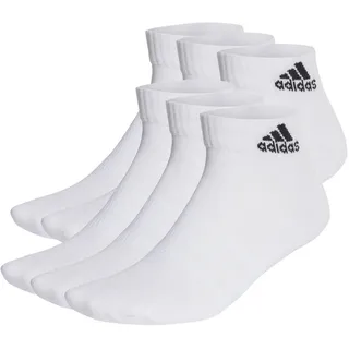 adidas Socken Cushioned Sportswear Ankle 6P 6er Pack 6 Paar Weiß 37-39