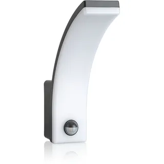 SEBSON LED Außenleuchte mit Bewegungsmelder IP65, Außenlampe anthrazit 20W 1550lm kaltweiß 6000K - Wandleuchte Sensor 9m / 140° - Lampe Außen 230V