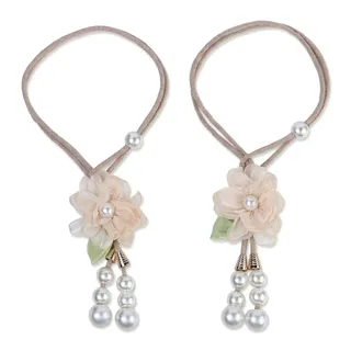 Elegante Raffhalter für Gardinen, 2 Stück, Florale Gardinenzubehör, Moderne Raffhalter für Transparente Gardinen, Gardinenhaken für Wohnzimmer, Schlafzimmer und Kinderzimmer