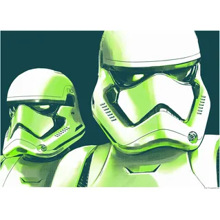 KOMAR Wandbild Star Wars Faces Stormtrooper 40x30cm