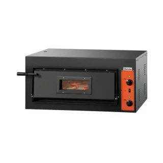 Bartscher Pizzaofen CT 100, Hochwertiger Einkammerofen für Gewerbetreibende und Hobbyköche, Maße (B x T x H): 89 x 86 x 43 cm