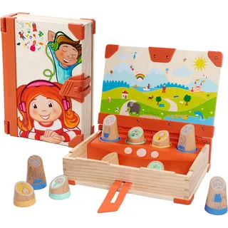 Eichhorn - LiLUMi - Dein interaktives Hörbuch, 108 Geschichten zum selbst bestimmen, ohne Internet/Download, aus Holz, mit Akku, ab 3 Jahren