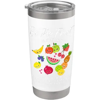 Sei die Frucht Christlicher Vers Spirit Galater Inspirational Doppelwandiger Edelstahl-Thermobecher