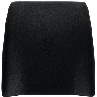 Razer Lumbar Cushion - Ergonomischer Halt für Gaming Stühle mit perfekter Haltung (Ausgeformt für die Lendenlordose, Füllung aus Memory-Schaumstoff, Hülle aus weichem Samt) Schwarz